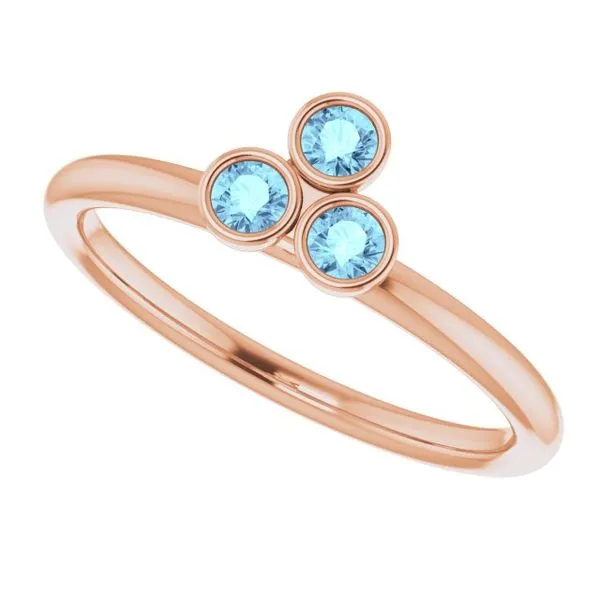 Stackable Bezel-Set Ring Image 5 James Wolf Jewelers Mason, OH