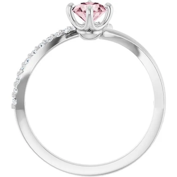 Accented Bypass Ring Image 2 The Diamond Shop, Inc. Lewiston, ID