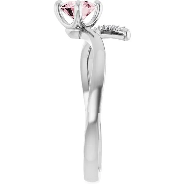 Accented Bypass Ring Image 4 Cherry Street Jewelers Tulsa, OK