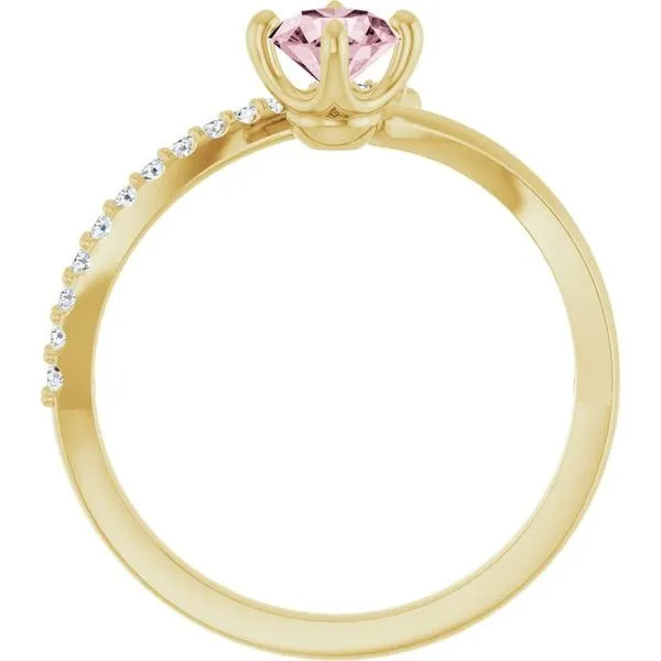 Accented Bypass Ring Image 2 Cherry Street Jewelers Tulsa, OK