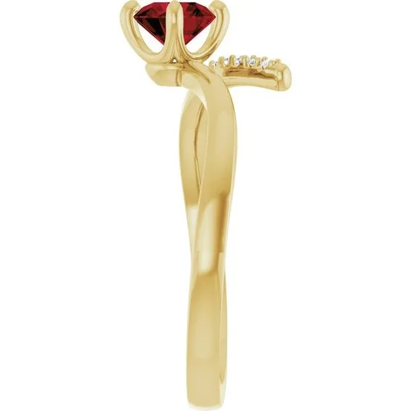 Accented Bypass Ring Image 4 Holly's Jewelry Mountain Home, AR