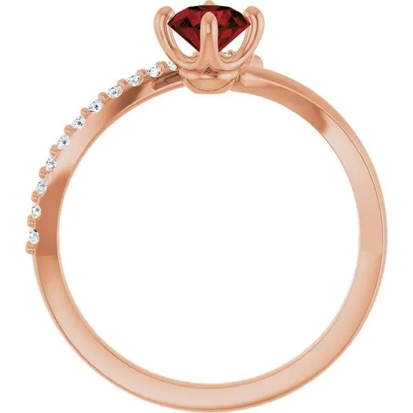 Accented Bypass Ring Image 2 Jewelry Design Studio Jensen Beach, FL