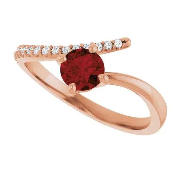 Accented Bypass Ring Image 5 Jewelry Design Studio Jensen Beach, FL