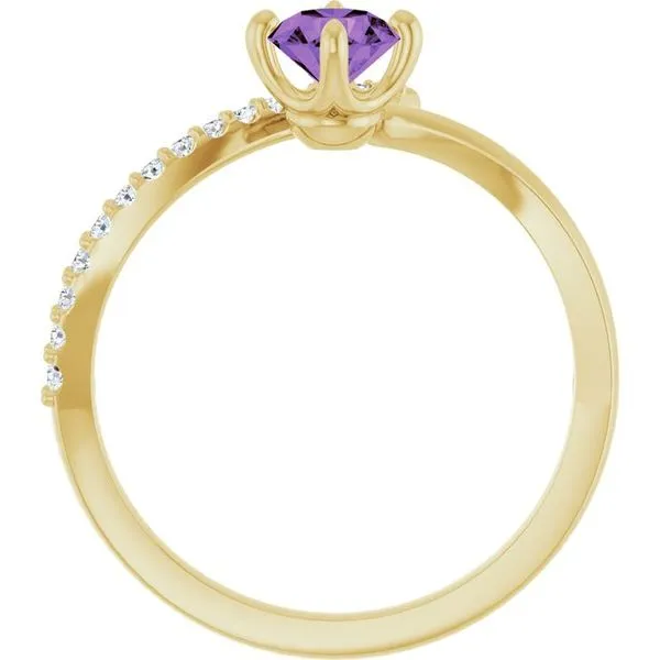 Accented Bypass Ring Image 2 Jewelry Design Studio Jensen Beach, FL