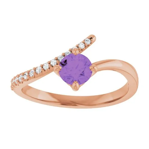 Accented Bypass Ring Image 3 Cherry Street Jewelers Tulsa, OK