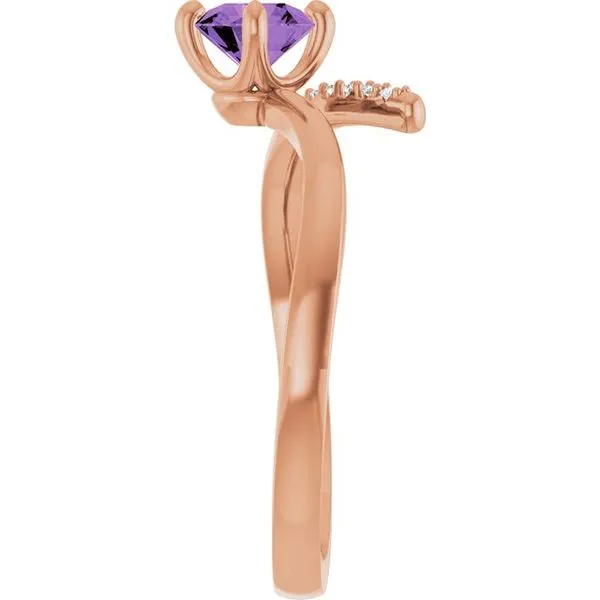 Accented Bypass Ring Image 4 Cherry Street Jewelers Tulsa, OK