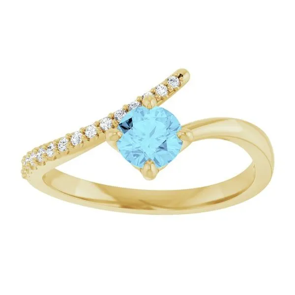 Accented Bypass Ring Image 3 James Wolf Jewelers Mason, OH