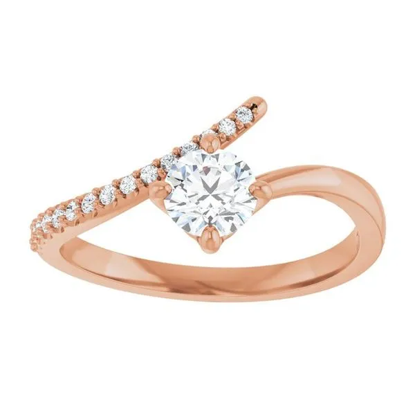 Accented Bypass Ring Image 3 Milan's Jewelry Inc Sarasota, FL