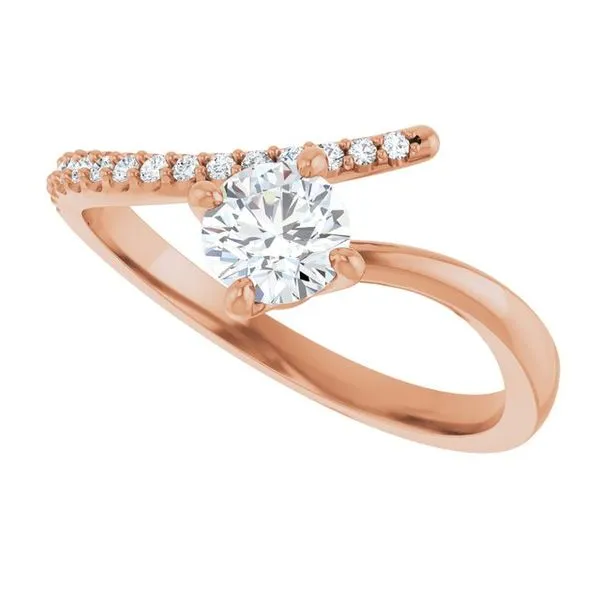 Accented Bypass Ring Image 5 James Wolf Jewelers Mason, OH