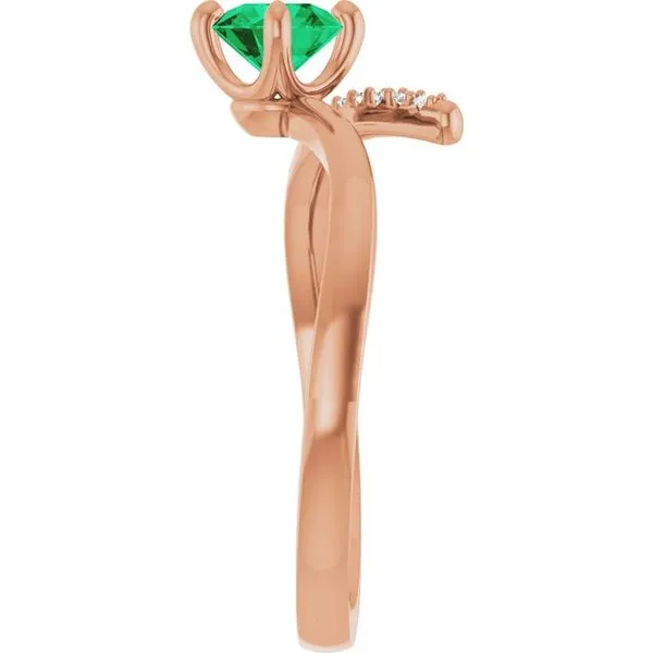 Accented Bypass Ring Image 4 Cherry Street Jewelers Tulsa, OK