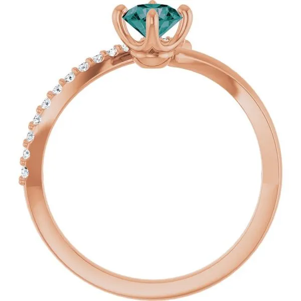 Accented Bypass Ring Image 2 Cherry Street Jewelers Tulsa, OK