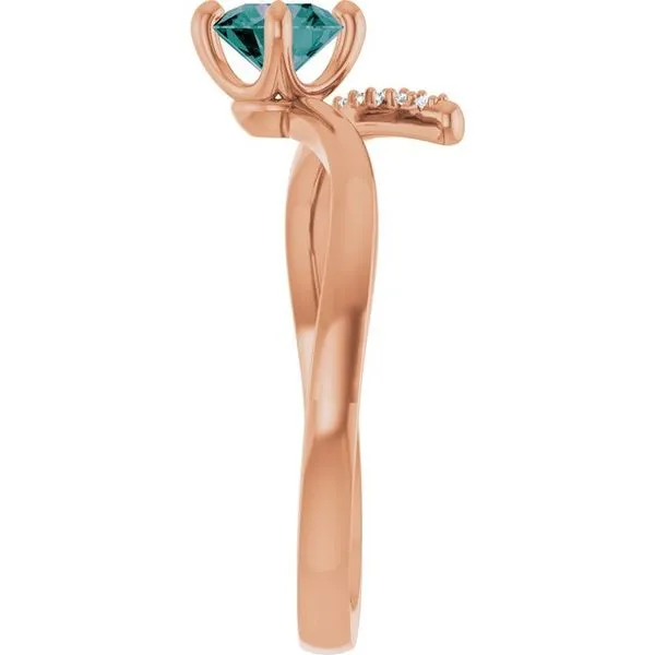 Accented Bypass Ring Image 4 Long Jewelers Chesapeake, VA