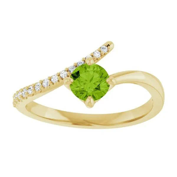 Accented Bypass Ring Image 3 Cherry Street Jewelers Tulsa, OK