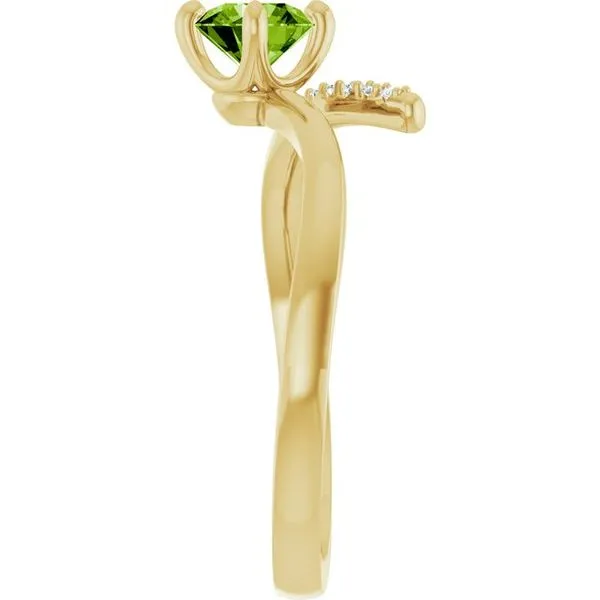 Accented Bypass Ring Image 4 James Wolf Jewelers Mason, OH