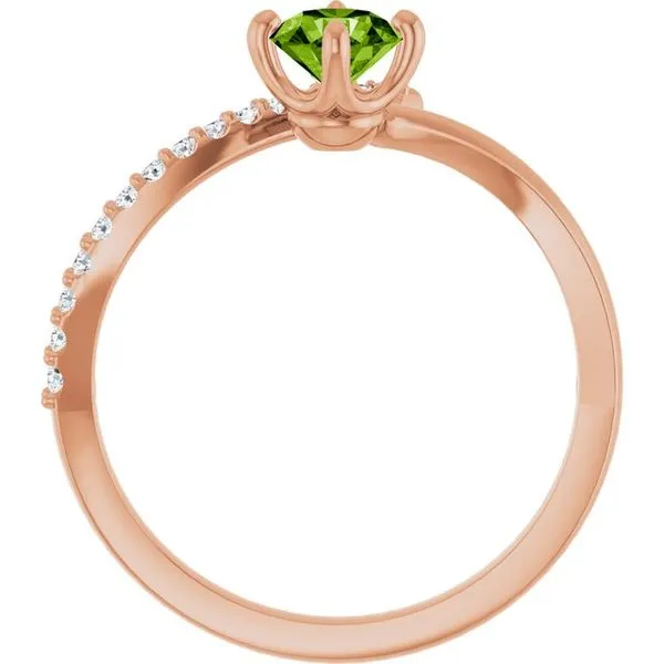 Accented Bypass Ring Image 2 Jewelry Design Studio Jensen Beach, FL