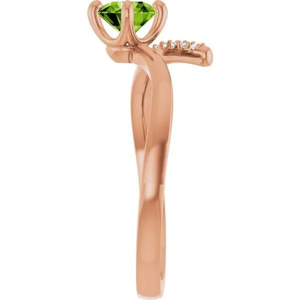 Accented Bypass Ring Image 4 James Wolf Jewelers Mason, OH