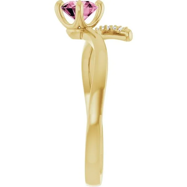 Accented Bypass Ring Image 4 James Wolf Jewelers Mason, OH