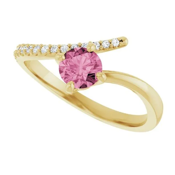 Accented Bypass Ring Image 5 Cherry Street Jewelers Tulsa, OK