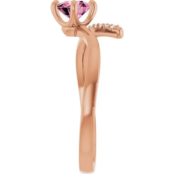 Accented Bypass Ring Image 4 Cherry Street Jewelers Tulsa, OK