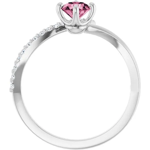 Accented Bypass Ring Image 2 Boyd Jewelers Wesley Chapel, FL