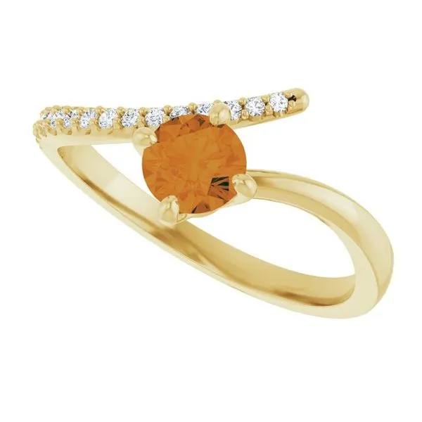 Accented Bypass Ring Image 5 Jewelry Design Studio Jensen Beach, FL