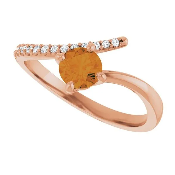 Accented Bypass Ring Image 5 Cherry Street Jewelers Tulsa, OK