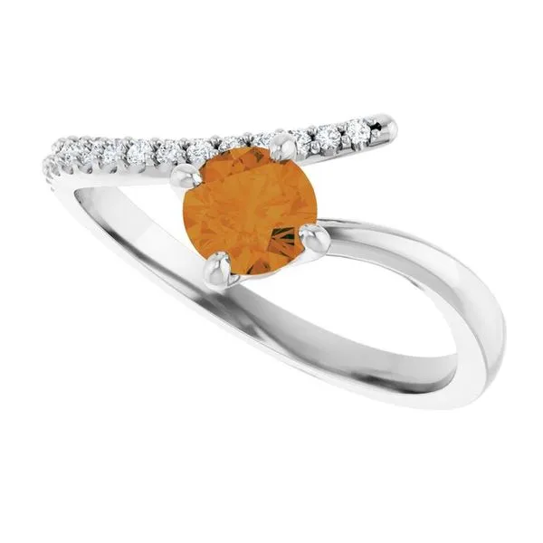 Accented Bypass Ring Image 5 Jewelry Design Studio Jensen Beach, FL