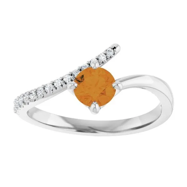 Accented Bypass Ring Image 3 Jewelry Design Studio Jensen Beach, FL