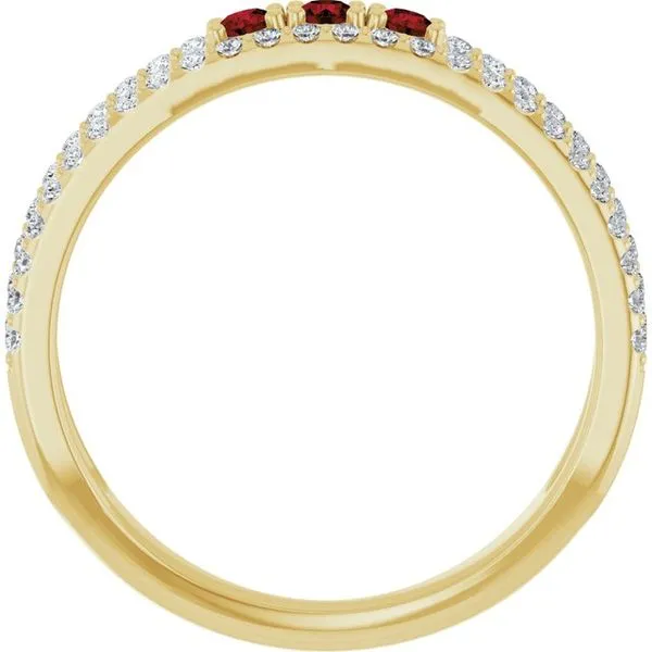 Negative Space Ring Image 2 Cherry Street Jewelers Tulsa, OK