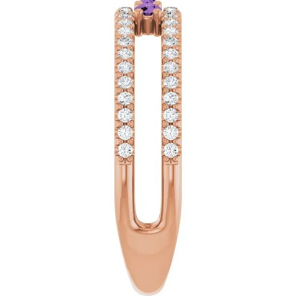 Negative Space Ring Image 4 James Wolf Jewelers Mason, OH