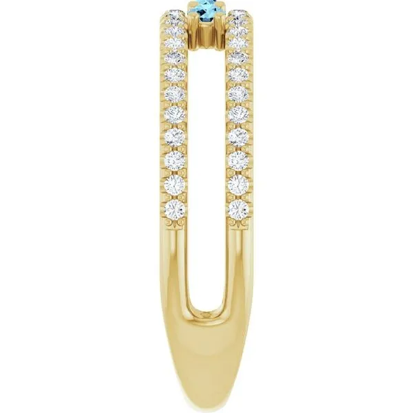 Negative Space Ring Image 4 James Wolf Jewelers Mason, OH