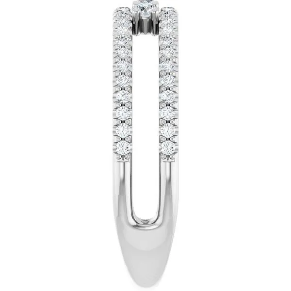 Negative Space Ring Image 4 James Wolf Jewelers Mason, OH