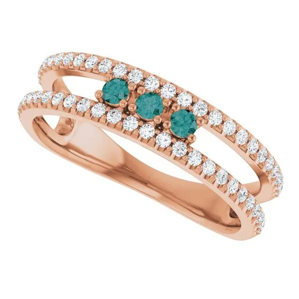 Negative Space Ring Image 5 James Wolf Jewelers Mason, OH