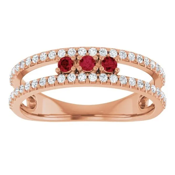 Negative Space Ring Image 3 James Wolf Jewelers Mason, OH