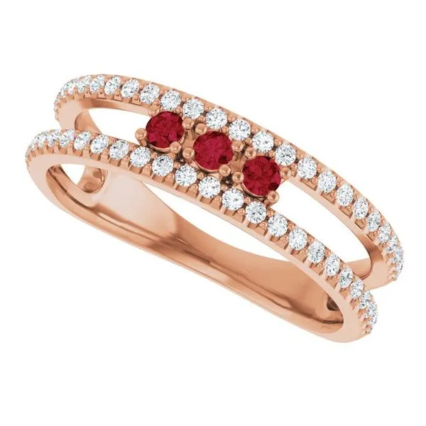 Negative Space Ring Image 5 James Wolf Jewelers Mason, OH