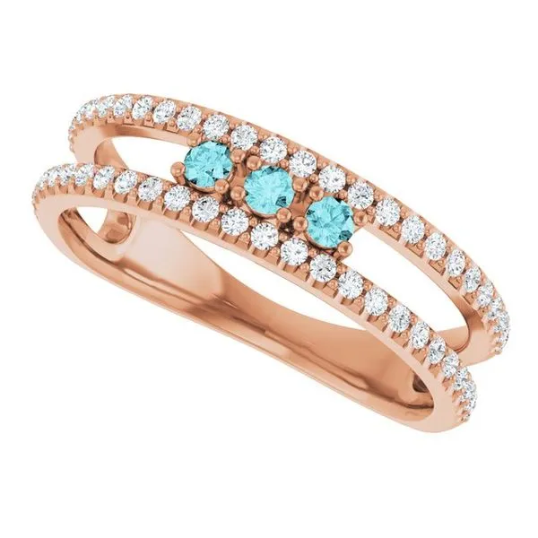 Negative Space Ring Image 5 James Wolf Jewelers Mason, OH