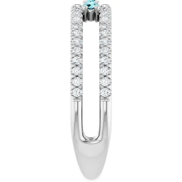 Negative Space Ring Image 4 James Wolf Jewelers Mason, OH