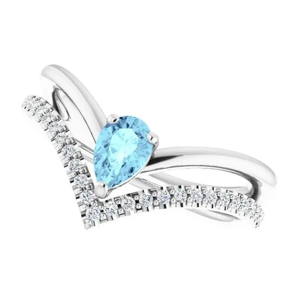 Negative Space V Ring Image 5 Spath Jewelers Bartow, FL