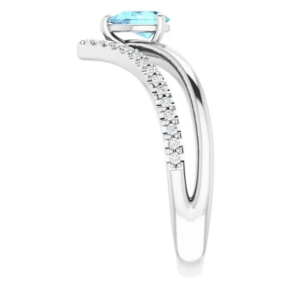 Negative Space V Ring Image 4 The Diamond Shop, Inc. Lewiston, ID