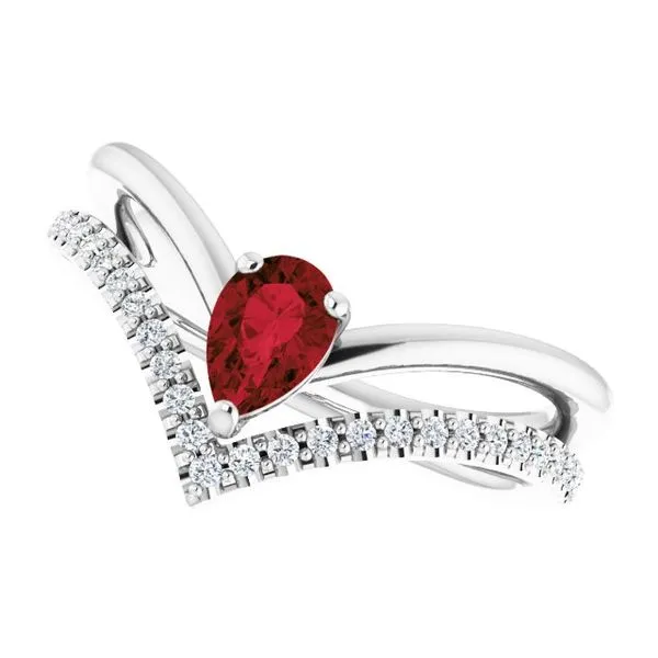 Negative Space V Ring Image 5 Graham Jewelers Wayzata, MN