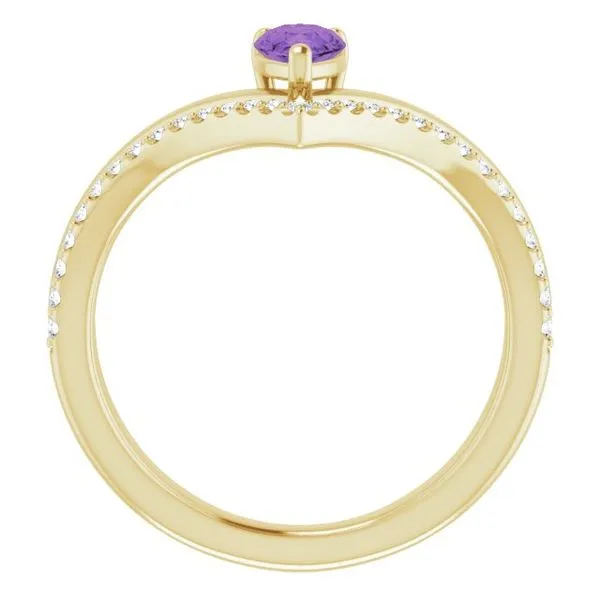 Negative Space V Ring Image 2 Cherry Street Jewelers Tulsa, OK