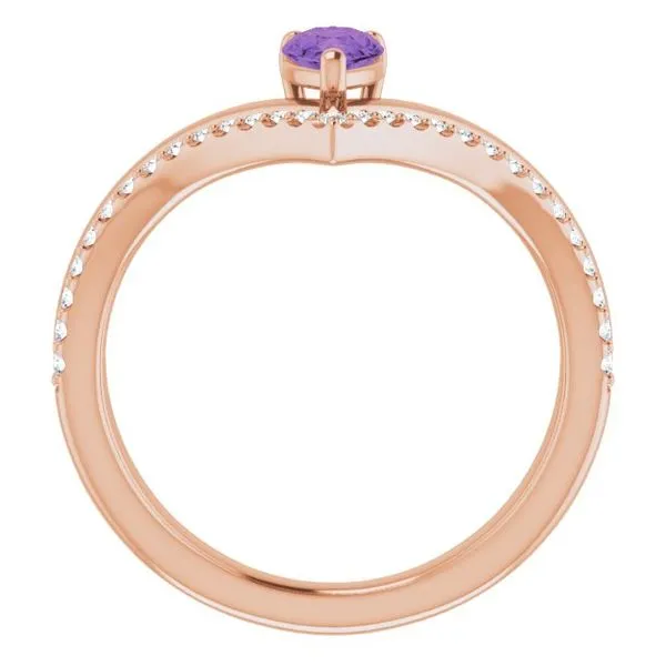 Negative Space V Ring Image 2 Mendham Jewelers Mendham, NJ