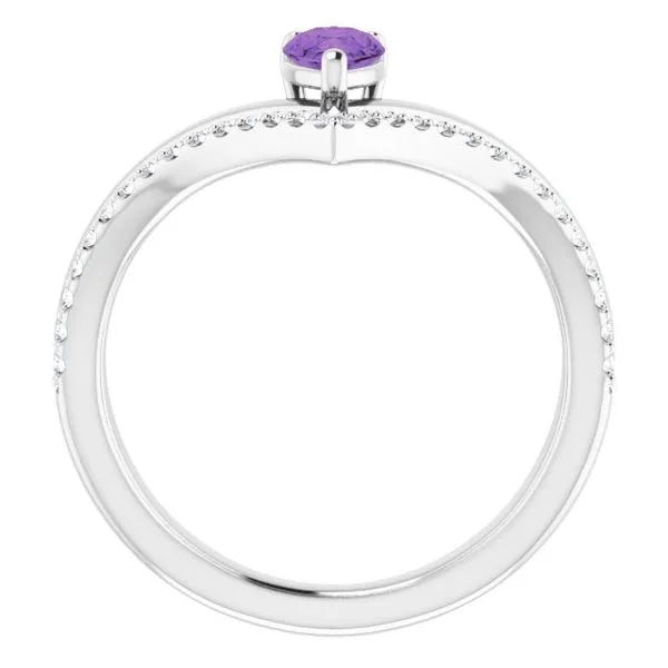 Negative Space V Ring Image 2 Jewelry Design Studio Jensen Beach, FL