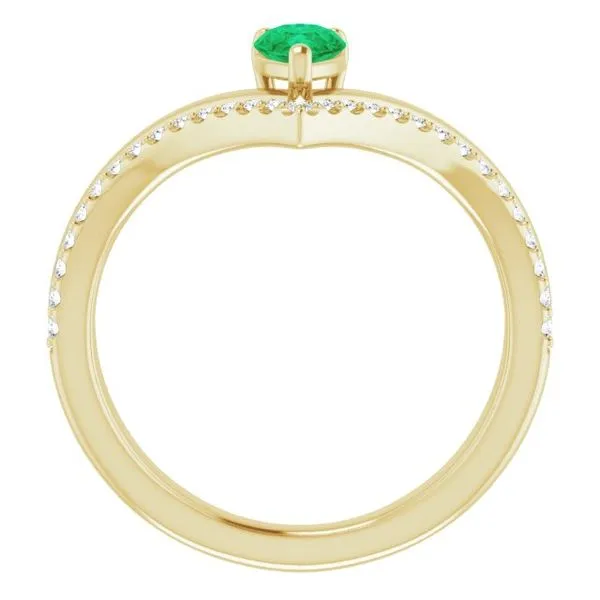 Negative Space V Ring Image 2 Cherry Street Jewelers Tulsa, OK