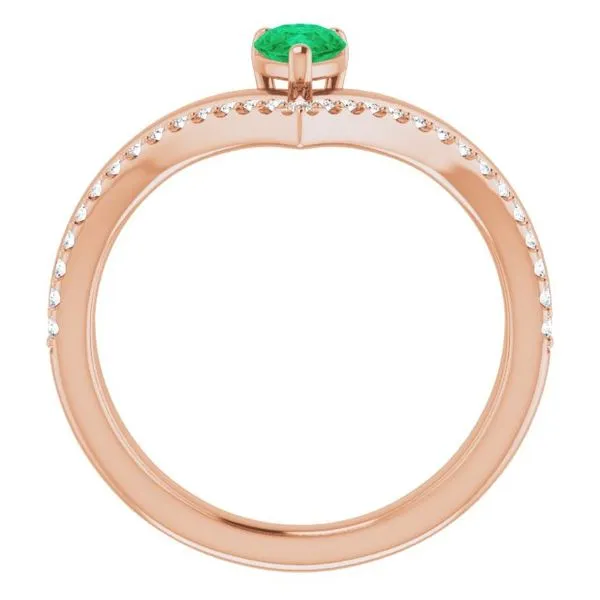 Negative Space V Ring Image 2 Mendham Jewelers Mendham, NJ