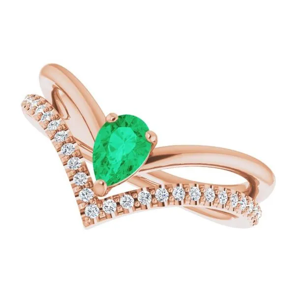 Negative Space V Ring Image 5 Jewelry Design Studio Jensen Beach, FL