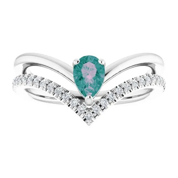 Negative Space V Ring Image 3 Jewelry Design Studio Jensen Beach, FL