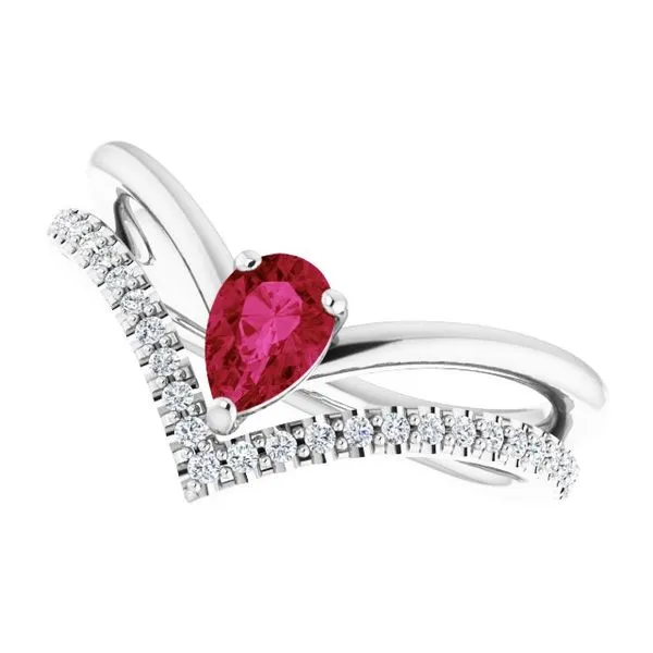 Negative Space V Ring Image 5 Cravens & Lewis Jewelers Georgetown, KY