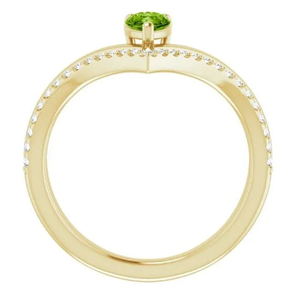 Negative Space V Ring Image 2 Cherry Street Jewelers Tulsa, OK