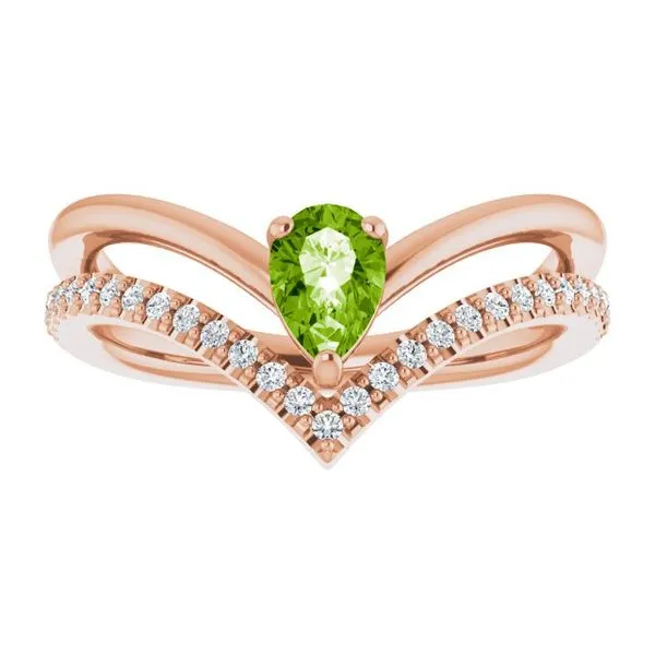 Negative Space V Ring Image 3 Long Jewelers Chesapeake, VA